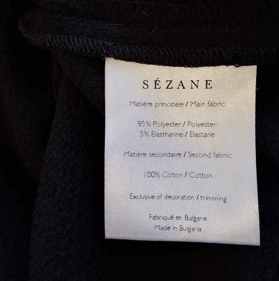 Sezane Black Lace Sleeve Blouse - Picture 11 of 15